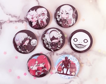 NieR:Automata pinback buttons