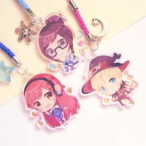 Overwatch clear acrylic charms