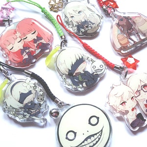 NieR:Automata clear acrylic charms image 1