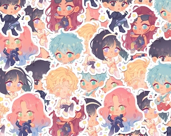 Alien Stage - holographic stickers