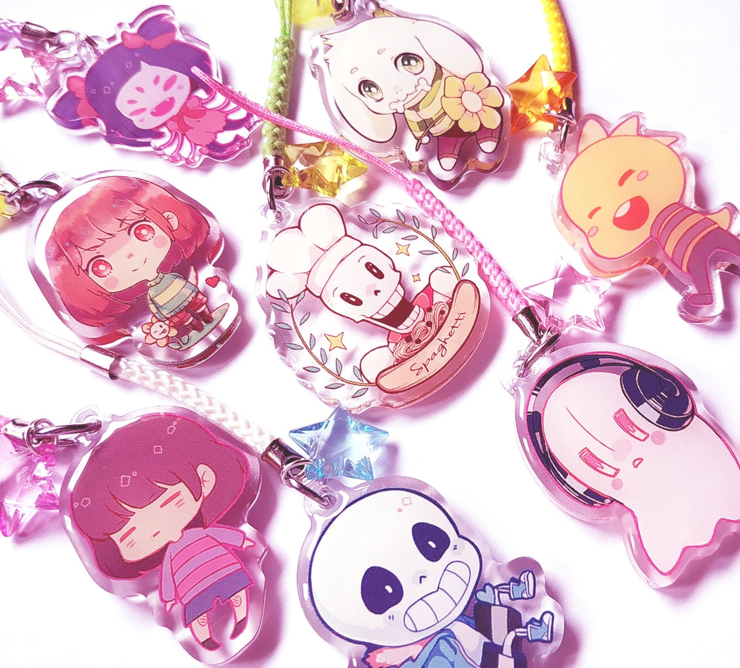 Clear Acrylic Charms -