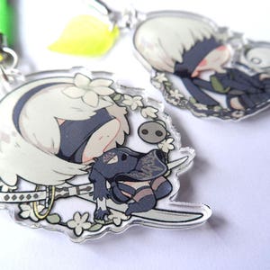 NieR:Automata clear acrylic charms image 3