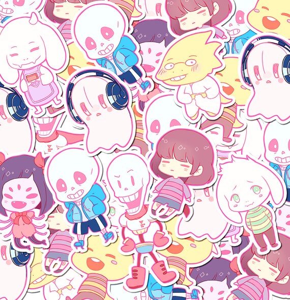 Undertale Characters - Undertale - Sticker