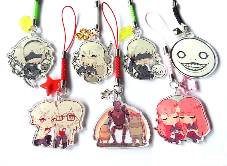 NieR:Automata clear acrylic charms image 2