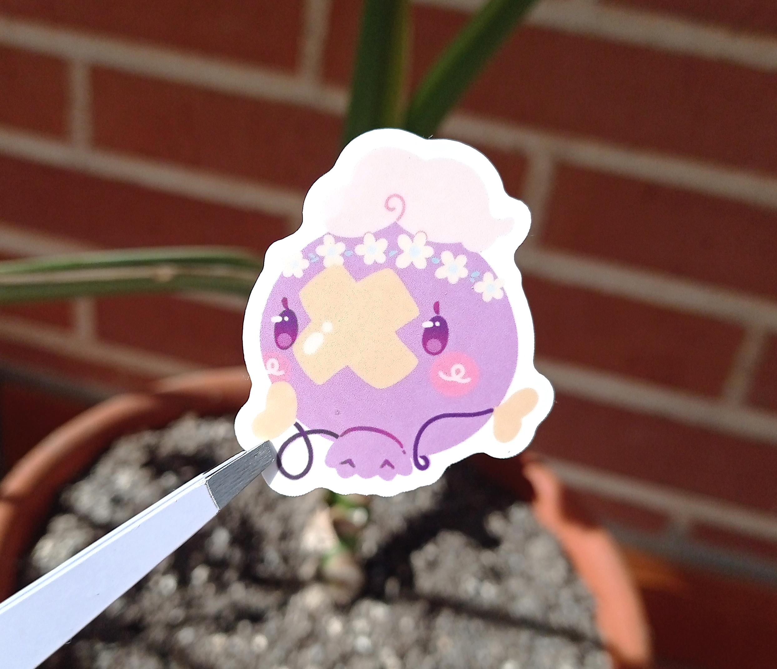 Gengar, Ditto, Drifloon, Litwick, Espeon Pokéflory Lilac - Holographic ...