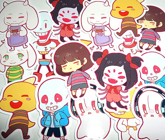 Undertale Characters - Undertale - Sticker