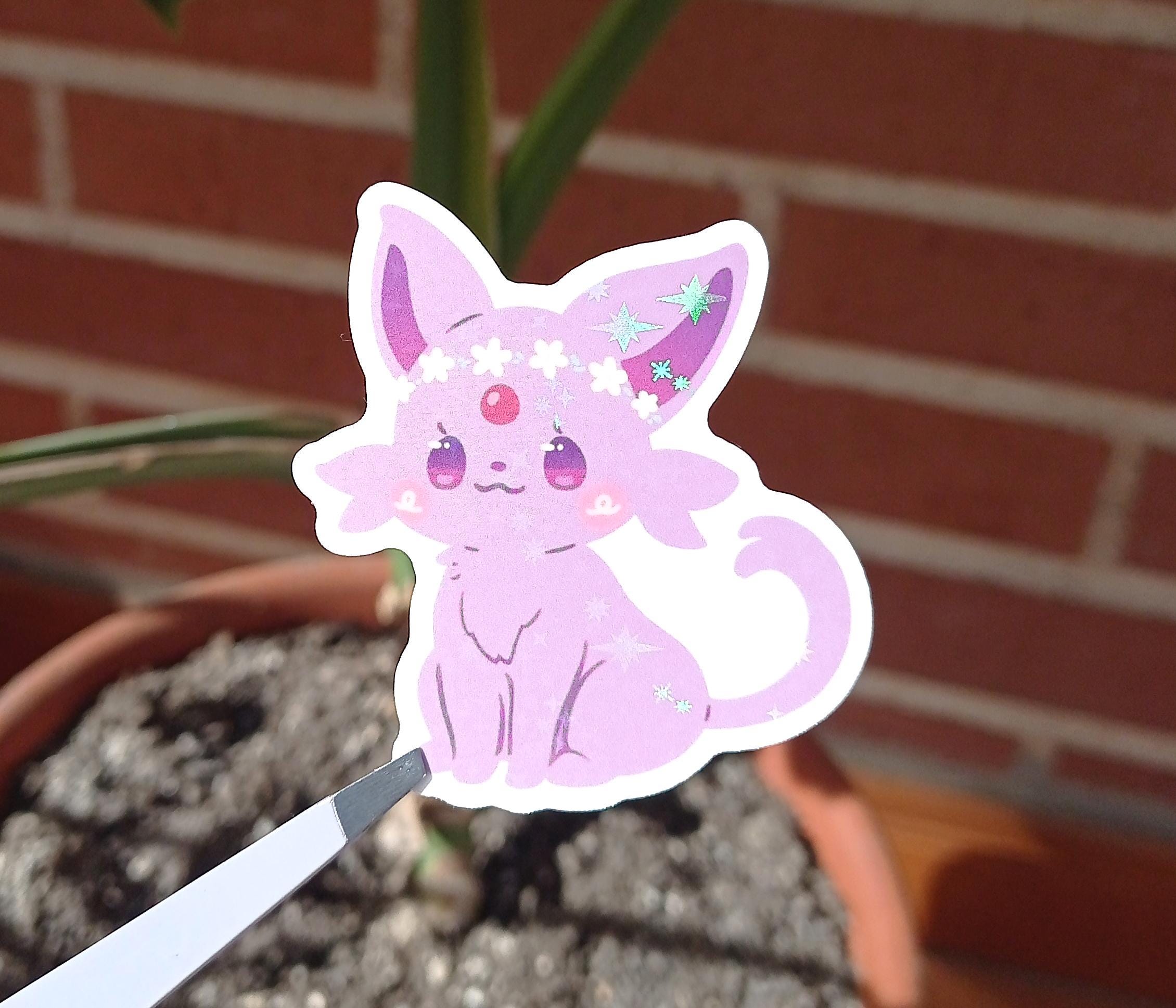 Gengar, Ditto, Drifloon, Litwick, Espeon Pokéflory Lilac - Holographic ...