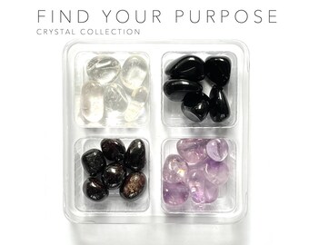 FIND YOUR PURPOSE - rox box - crystal set - gemstone kit