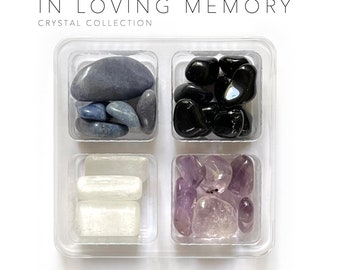 IN LOVING MEMORY - rox box - crystal set - gemstone kit