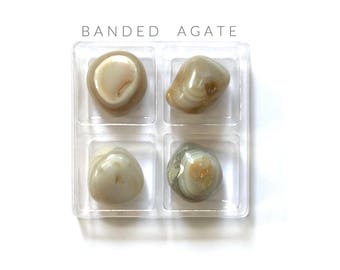 BANDED AGATE---  Rox Box  --- crystal, gemstone gift