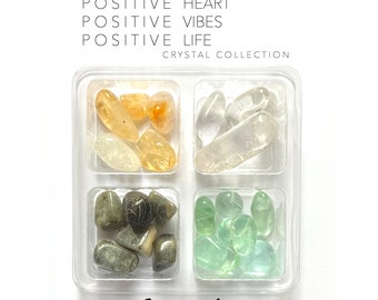 POSITIVITY - GOOD VIBES - rox box - crystal set - gemstone kit