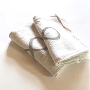 INFINITY - crystal grid cloth - grey
