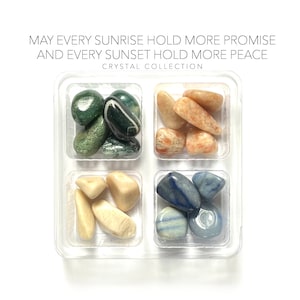 PROMISE & PEACE MANTRA- rox box - crystal set - gemstone kit - crystals and stones