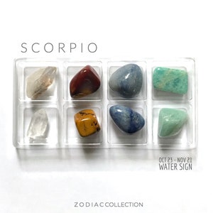SCORPIO ZODIAC COLLECTION --- Oct 23 - Nov 21 | Water Sign --- Rox Box --- crystal, gemstone gift