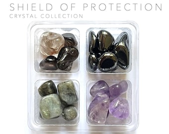 SHIELD OF PROTECTION - Rox Box - crystal gift set - gemstone kit