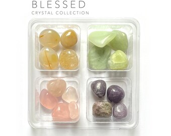 BLESSED - rox box - crystal set - gemstone kit