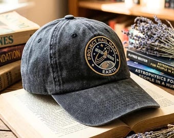 Embroidered Amaze Amaze Amaze Hat, Embroidery Sci-Fi Baseball Cap, Funny Space Hat, Book Lovers Gift, Project Hail Mary Hat, Rocky Inspired