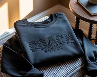 Personalisiertes Trainer-Sweatshirt, personalisiertes Game Day Shirt