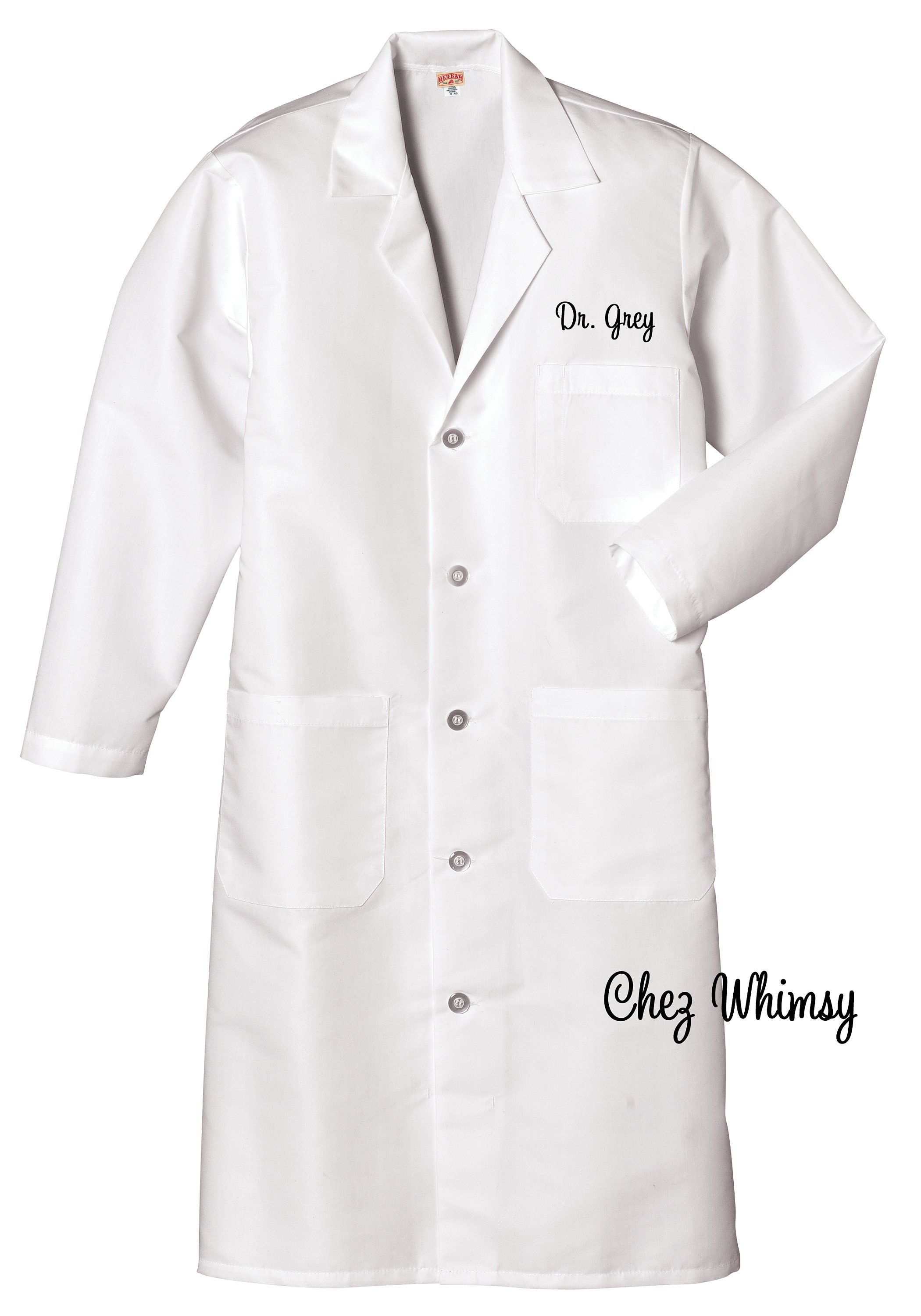 Monogrammed Lab Coat Embroidered Lab Coat Adult Doctor Coat Etsy