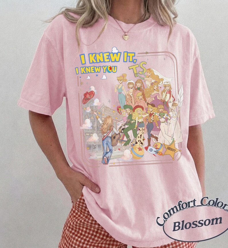 Comfort Color® TS Jessie Cow Girl Tank Top, Toy Story 5 I Knew It I Knew You Shirt, WDW Disneyland Girls Trip Tee image 7