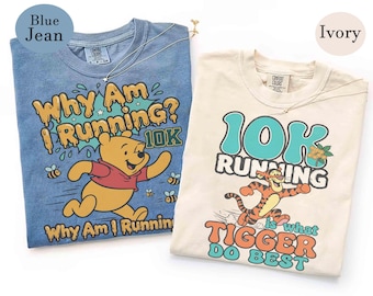 Camiseta vintage de runDisney Spring time Surprise 10K de pareja de Pooh y Tigger, camiseta Rundisney Every Mile Is Magic, camiseta de carrera de Winnie the Pooh
