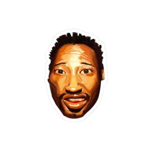 ODB Cartoon Sticker | Ol’ Dirty Bastard Inspired Vinyl Decal | Wu-Tang Hip Hop Illustration | 90s Rap Laptop Sticker | No AI Art