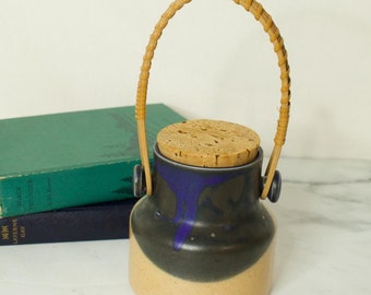 Vintage 1960's Japanese Takahashi Red Glass Apothecary