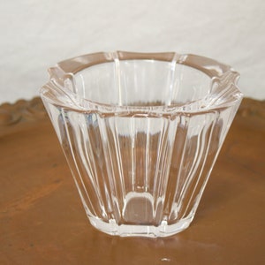 Orrefors Vase oder Kerzenhalter aus Glas