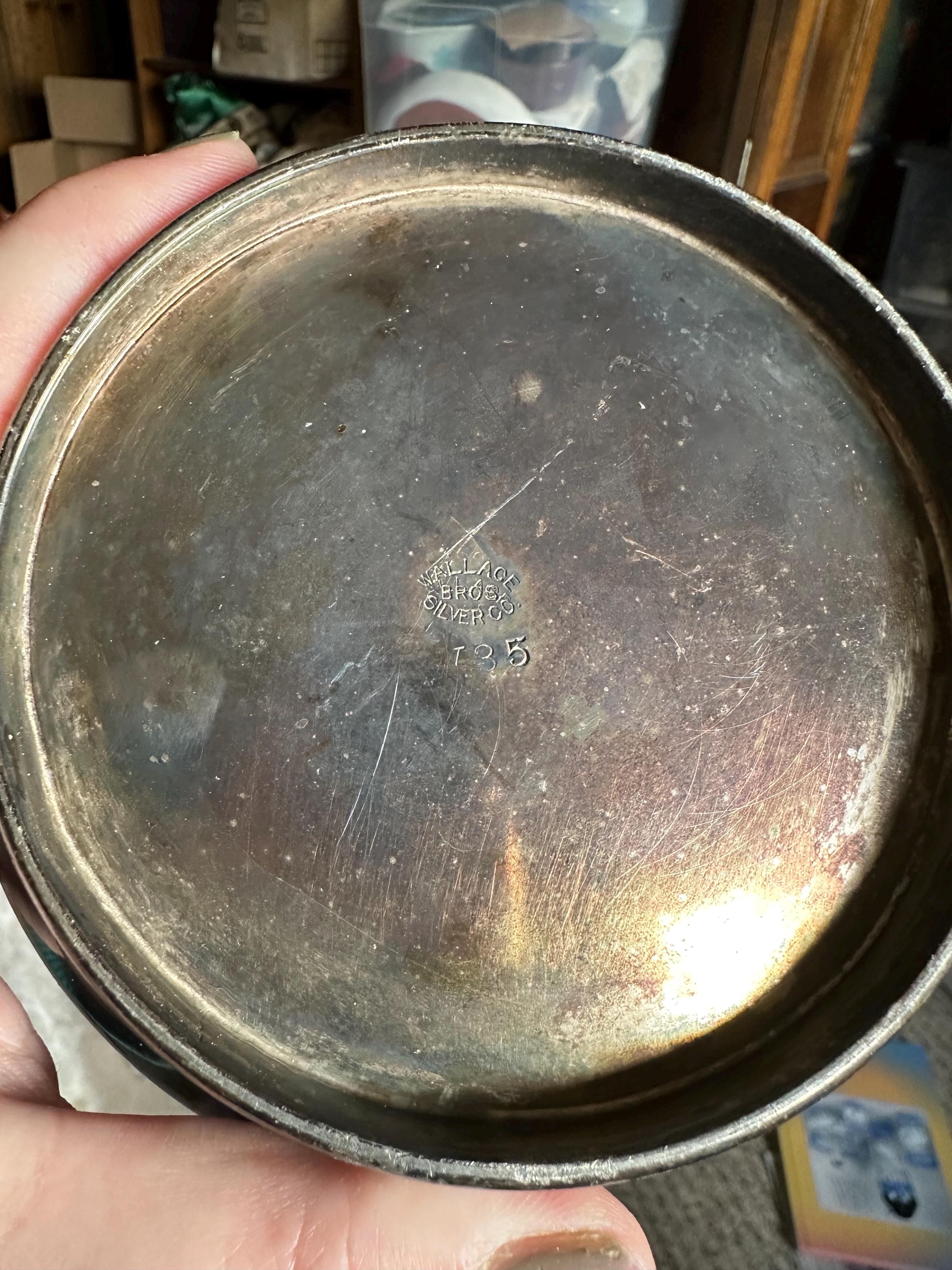 Antique Wallace Bros Silver Co Hollware Water Pitcher - Etsy