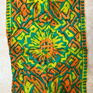 Hand Rolled Long Vera Silk Scarf- Made in Japan- FREE SHIPPING