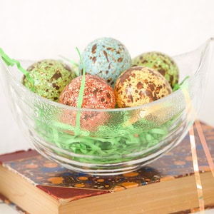 Nybro Sweden Glass Boat- Candy Holder-