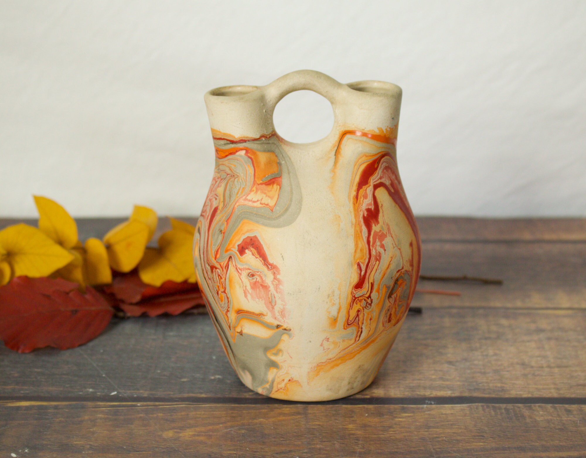 nemadji pottery ネマジ ヴィンテージ花瓶