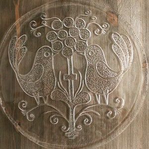 Kosta Boda Bird Plate