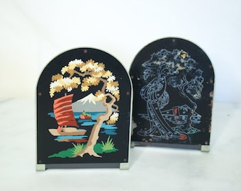 Paint By Numbers Bookends- One Incomplete