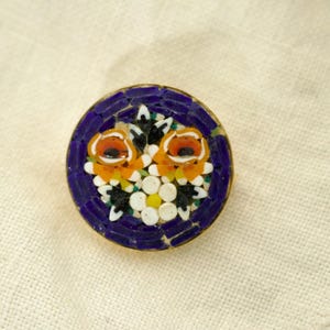 Micro Mosaic Brooch- Made in Italy