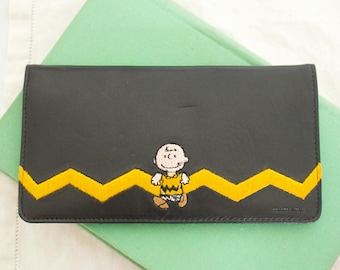 Vintage Leather Charlie Brown Wallet- Peanuts
