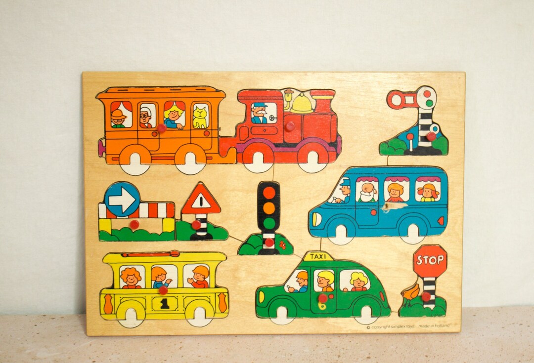 Simplex Toys Puzzle Made in Holland Children's Puzzle Etsy