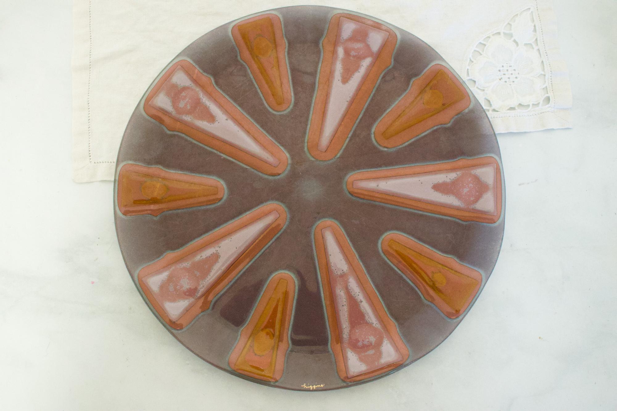 Higgins Glass Plate - Etsy