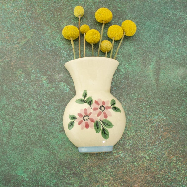 Small Ceramic Wall Pocket Vase