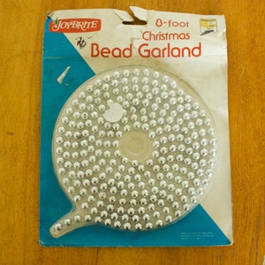 Joybrite Beaded Christmas Garland- New in Package