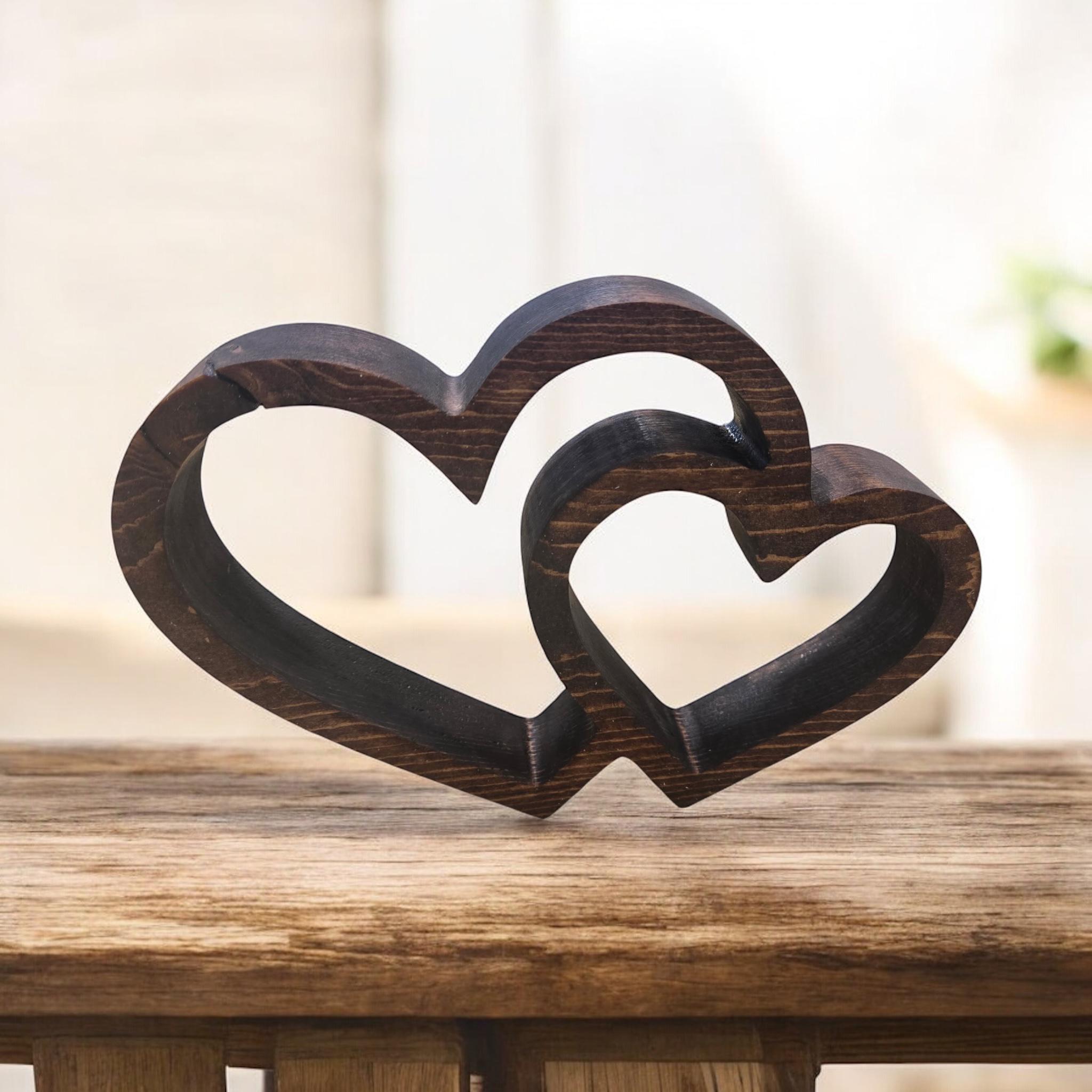 Wooden Heart Decor – Rustic Wedding & Home Decor Ideas, Valentine’s ...