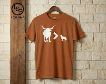 Grappig shirt Texaanse voetbal rivaliteit – Longhorn vs Collie Gameday T-shirt - Boutique Fan Apparel