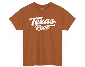 T-shirt papa van Texas | Retroschrift, papa-T-shirt