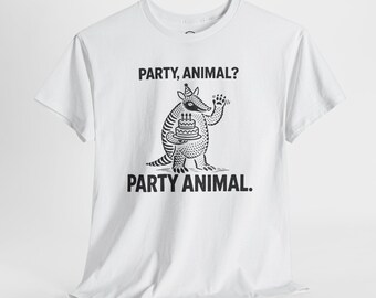 T-shirt feestneus gordeldier | T-shirt met grappige geïllustreerde tekst