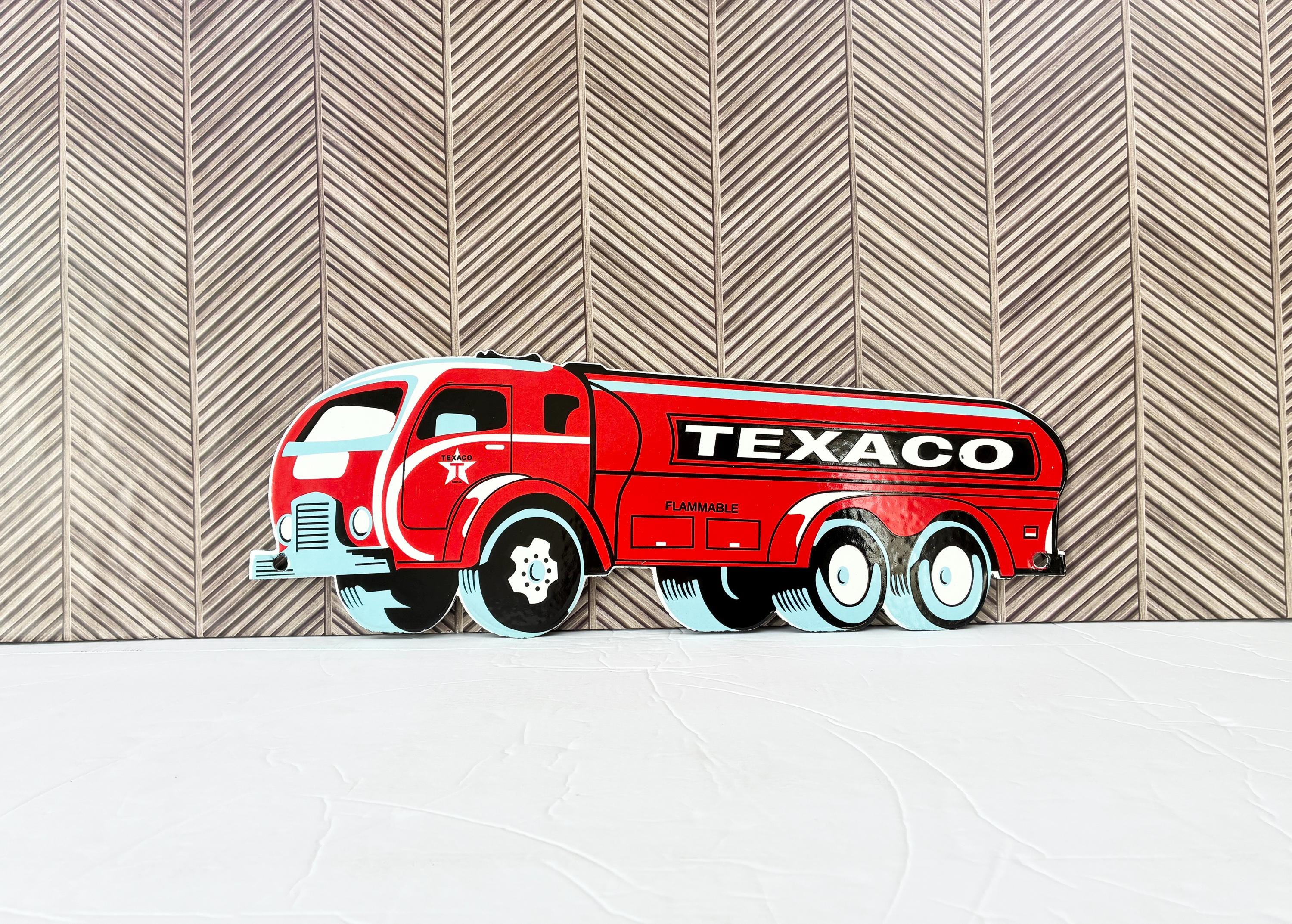 Texaco Vintage Porcelain Sign - Etsy