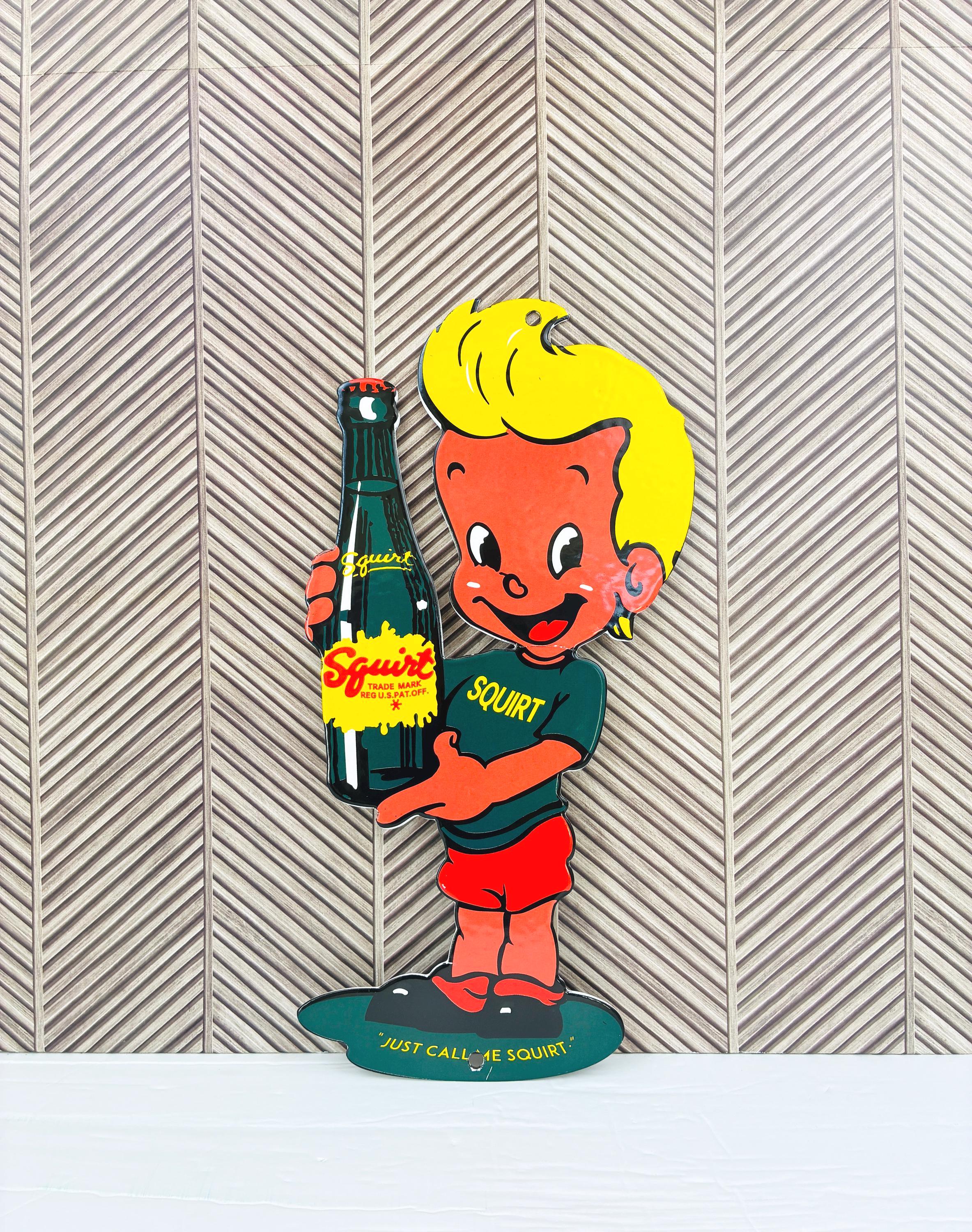 Vintage Squirt Sign - Etsy