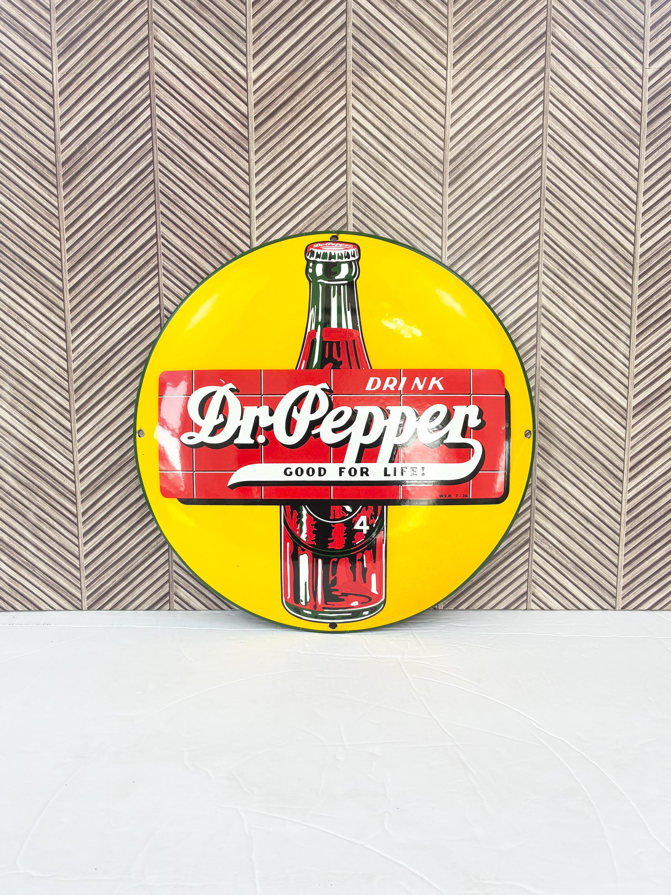 Dr.pepper Metal Sign - Etsy