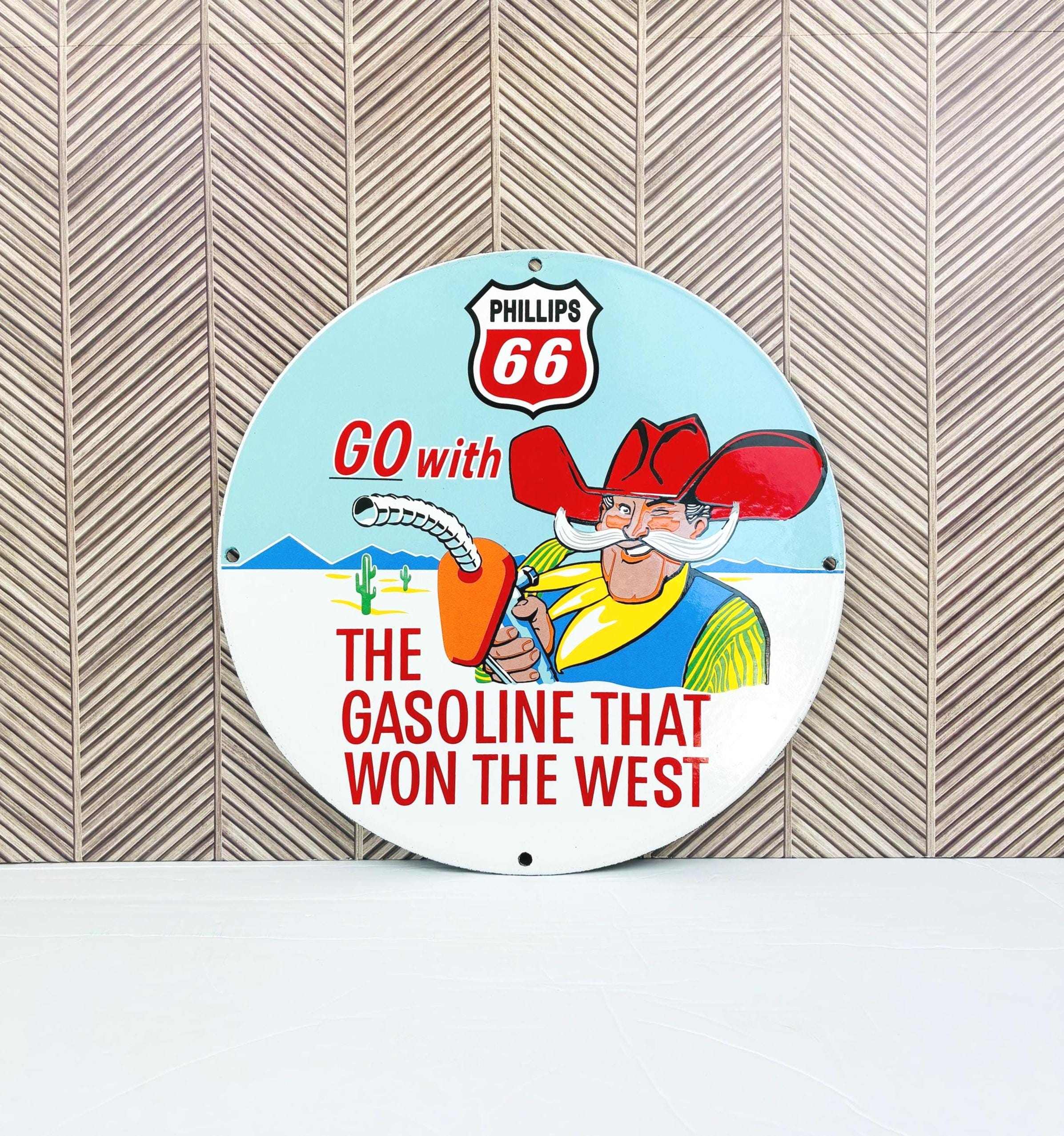 Vintage Phillips 66 Sign - Etsy