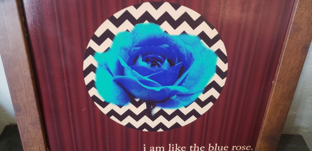 Twin Peaks Blue Rose Original Art Print, Ready for Framing, 8 X 10