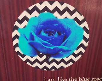 Twin Peaks Blue Rose Original Art Print, Ready for Framing, 8 X 10